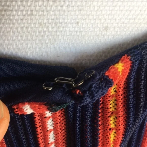 Adrianna Papell Striped Sleeveless Mini Dress - Picture 9 of 11